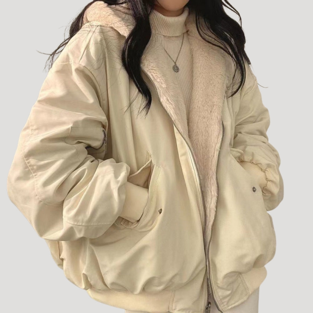 Women’s sherpa fleece winter teddy coat jacket