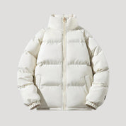 Fleece-lined puffer jacket