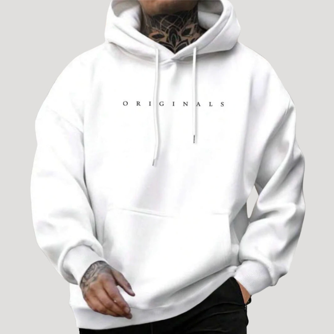 Men’s oversized streetwear hoodie casual pullover