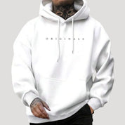 Men’s oversized streetwear hoodie casual pullover