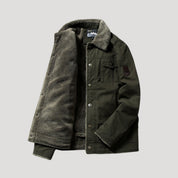 Rugged lined workwear jacket