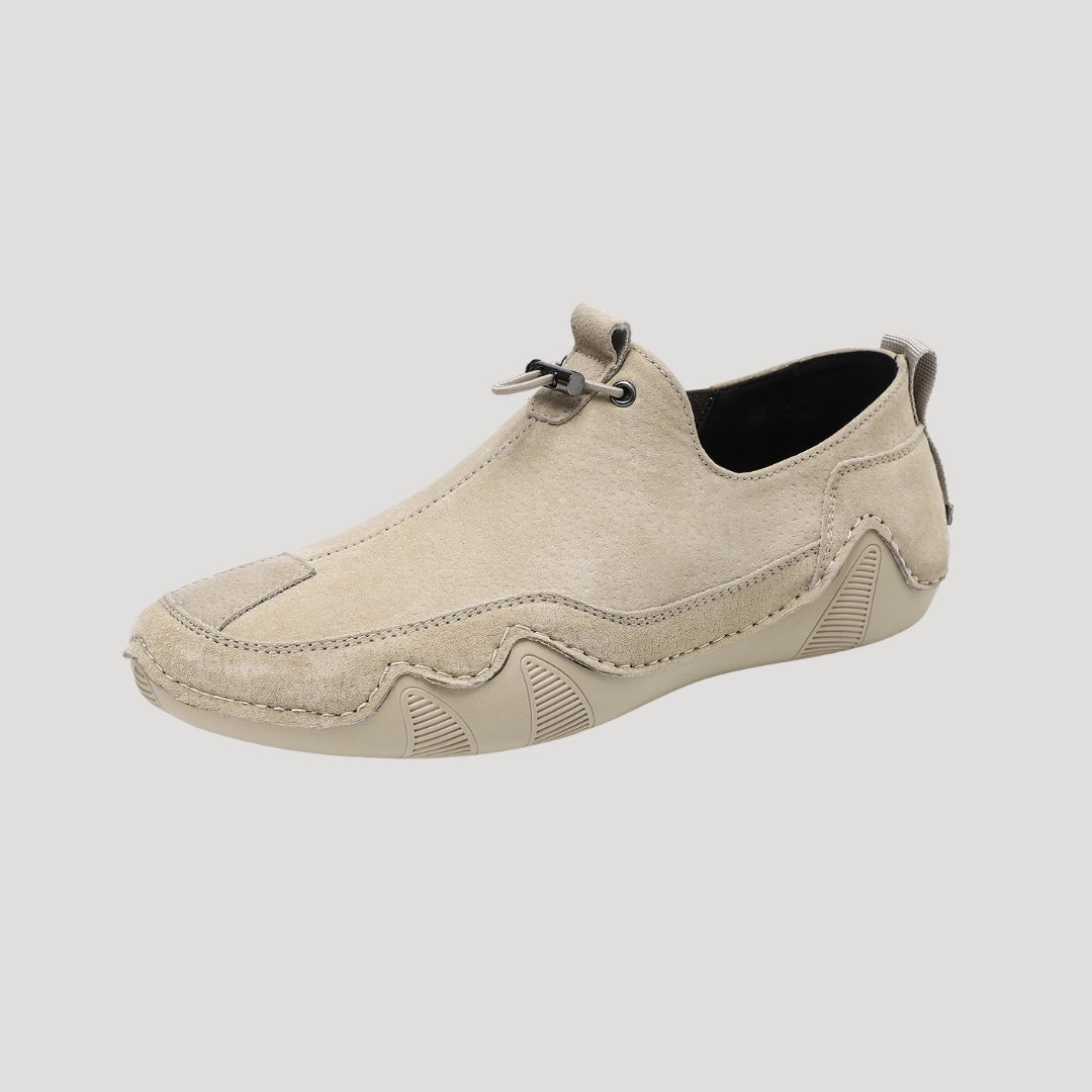 Men’s suede slip on driving loafers casual shoes