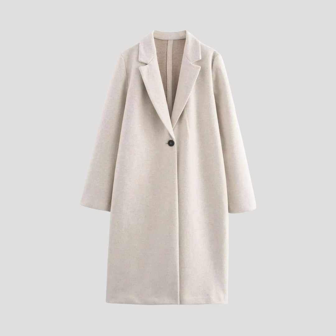 Women's wool-blend coat