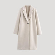 Women's wool-blend coat