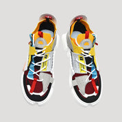 Men’s chunky platform lace up casual trainers