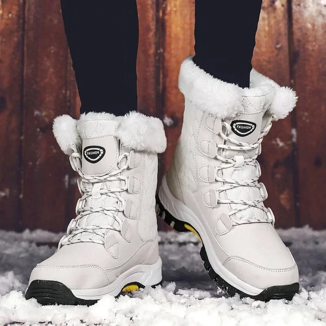 Women insulated waterproof snow boots