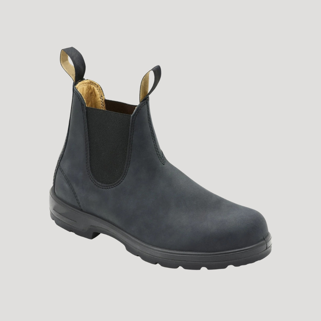 Men durable leather Chelsea boots