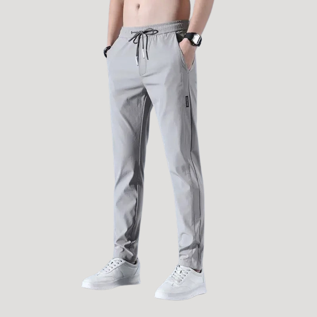 Men lightweight stretch jogger trousers