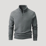 Men’s half zip fleece jumper – winter pullover sweater