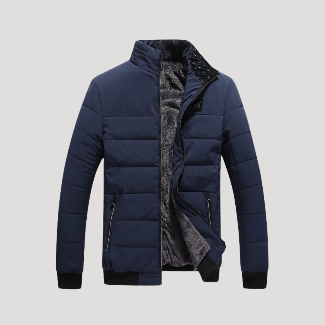 Insulated men's winter jacket