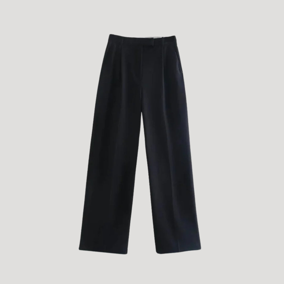 Women wide-leg tailored trousers