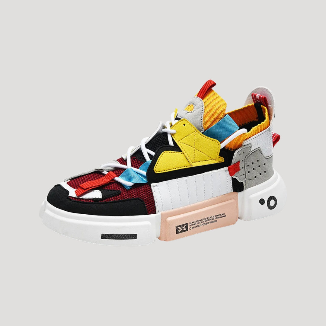 Men’s chunky platform lace up casual trainers