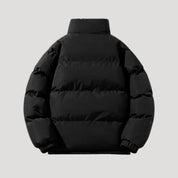 Fleece-lined puffer jacket