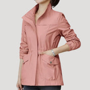 Women’s waterproof lightweight spring windbreaker jacket