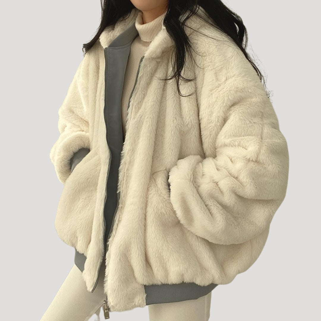 Women’s sherpa fleece winter teddy coat jacket
