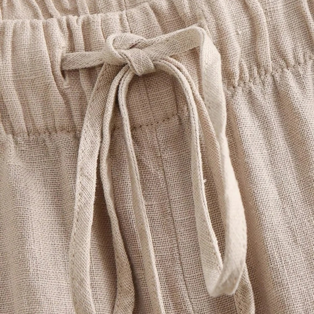 Women’s summer outfit linen co ord set