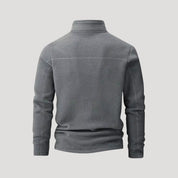 Men’s half zip fleece jumper – winter pullover sweater