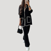 Women’s knitted co ord winter lounge set