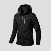 Men’s waterproof windbreaker rain jacket with hood