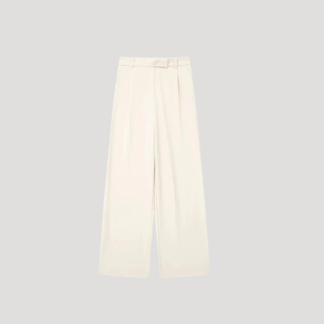 Women wide-leg tailored trousers