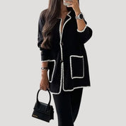 Women’s knitted co ord winter lounge set