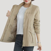Women’s waterproof lightweight spring windbreaker jacket