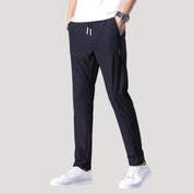 Men lightweight stretch jogger trousers