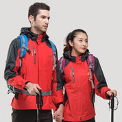Women waterproof ski winter jacket with hood