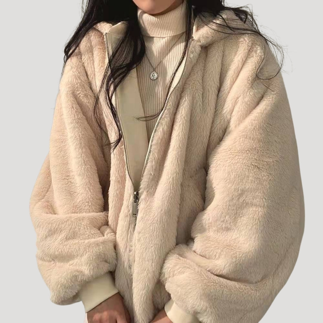 Women’s sherpa fleece winter teddy coat jacket