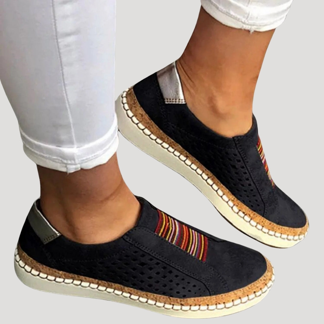 Women’s spring slip ins platform trainers breathable