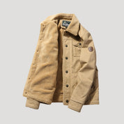 Rugged lined workwear jacket