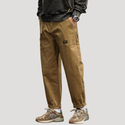 Men’s cargo work casual relaxed fit trousers