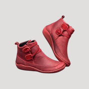Women’s leather waterproof winter ankle boots