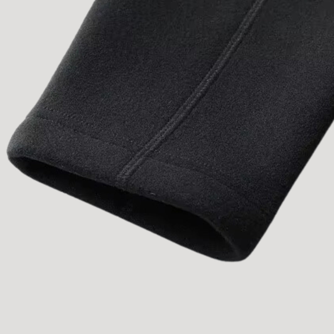Men’s half zip fleece jumper – winter pullover sweater