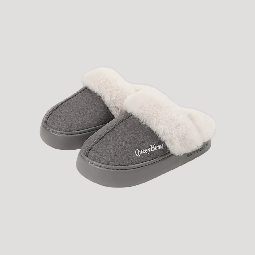 Women’s slippers warm fluffy winter house shoes