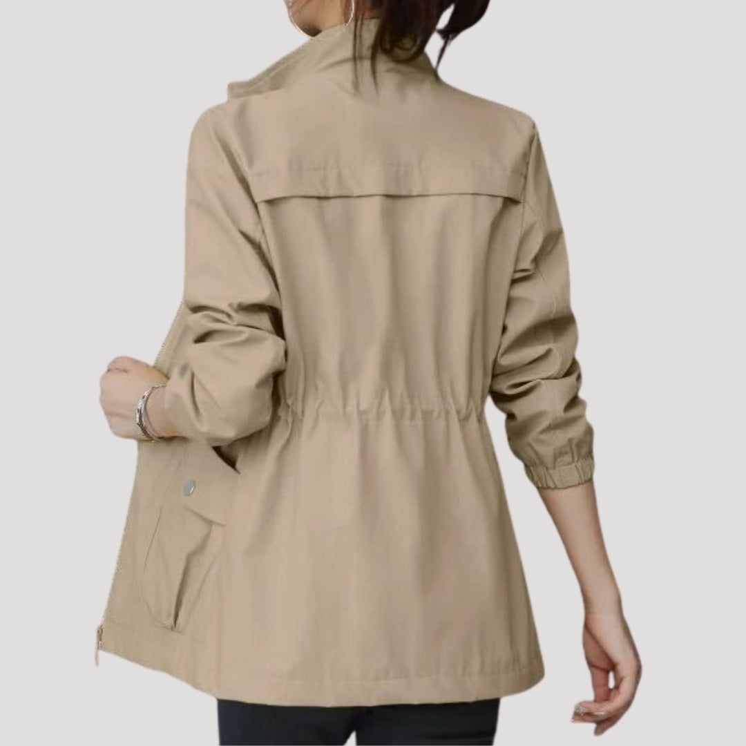 Women’s waterproof lightweight spring windbreaker jacket