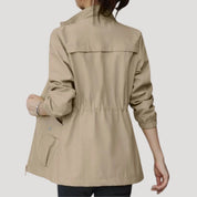 Women’s waterproof lightweight spring windbreaker jacket