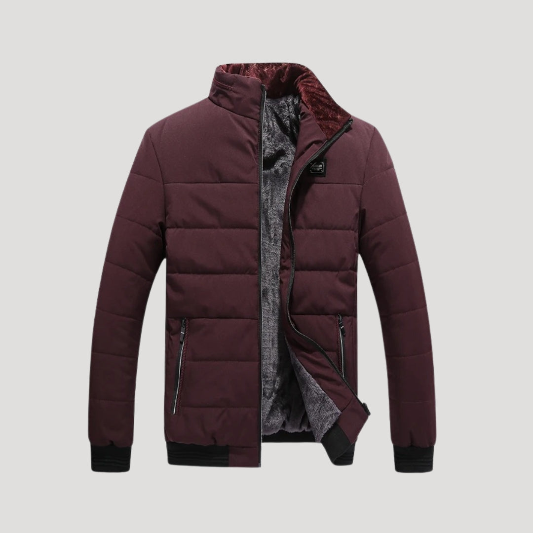 Insulated men's winter jacket