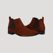 Men’s suede chelsea dealer winter dress boots