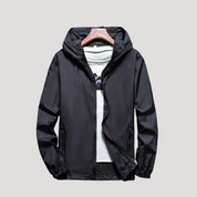 Men’s lightweight waterproof hooded outdoor jacket