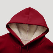 Women fleece-lined cozy hoodie