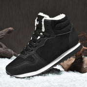 Women’s winter trainers – fleece lined high top sneakers
