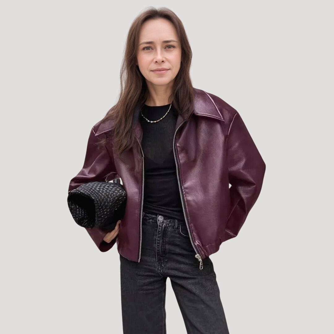 Luxurious leather jacket