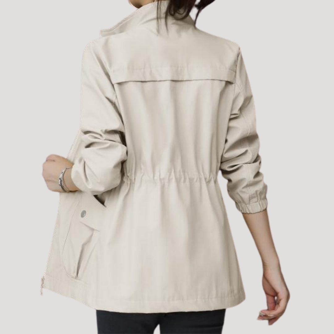 Women’s waterproof lightweight spring windbreaker jacket