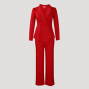 Women’s tailored trouser suit long sleeve set