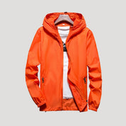 Men’s lightweight waterproof hooded outdoor jacket