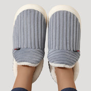 Cozy corduroy slipper boots