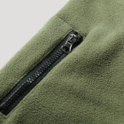 Fleece-lined half-zip jumper