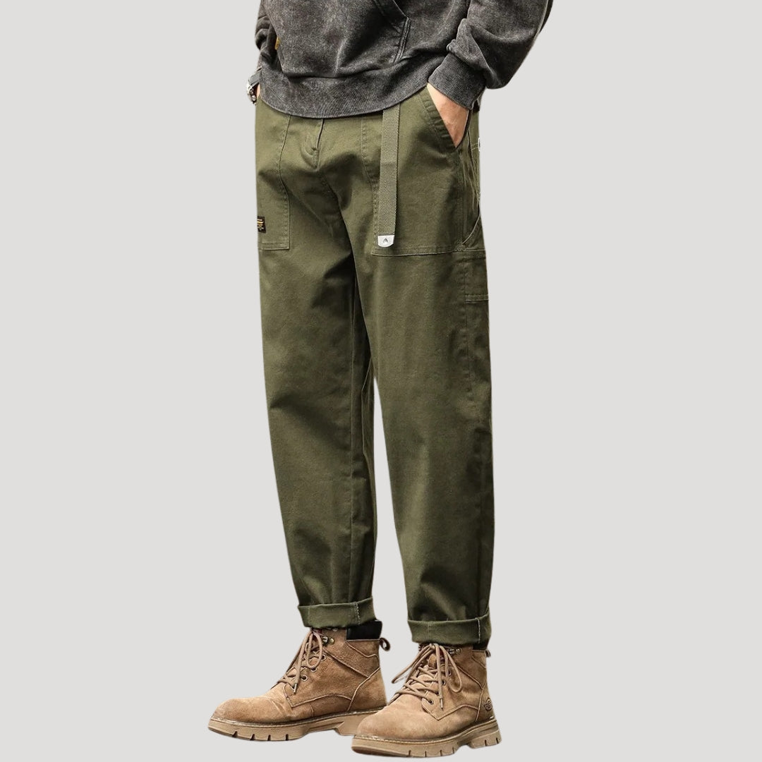 Men’s cargo work casual relaxed fit trousers