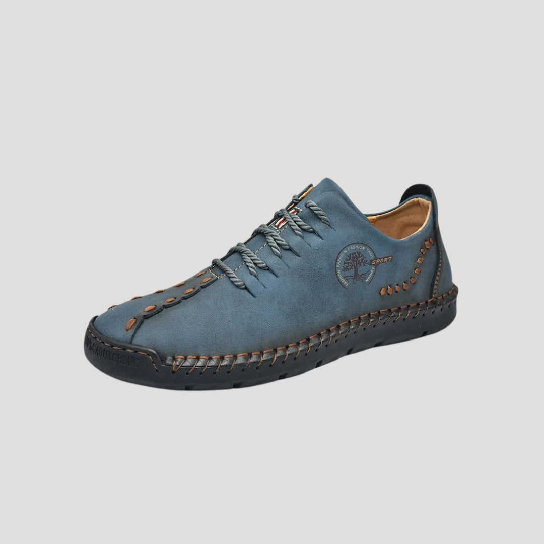 Men’s casual leather dress shoes lightweight